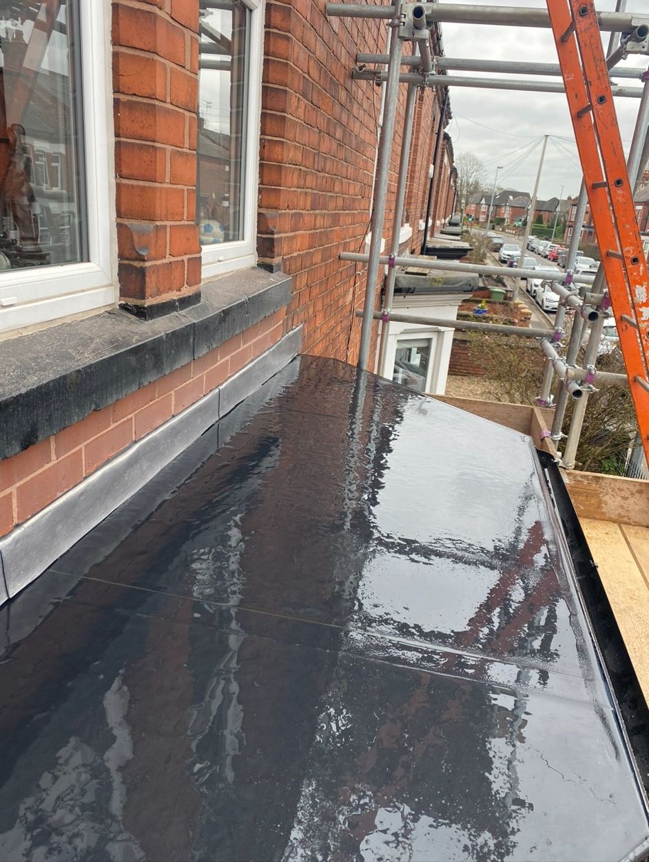 Completed roof installation