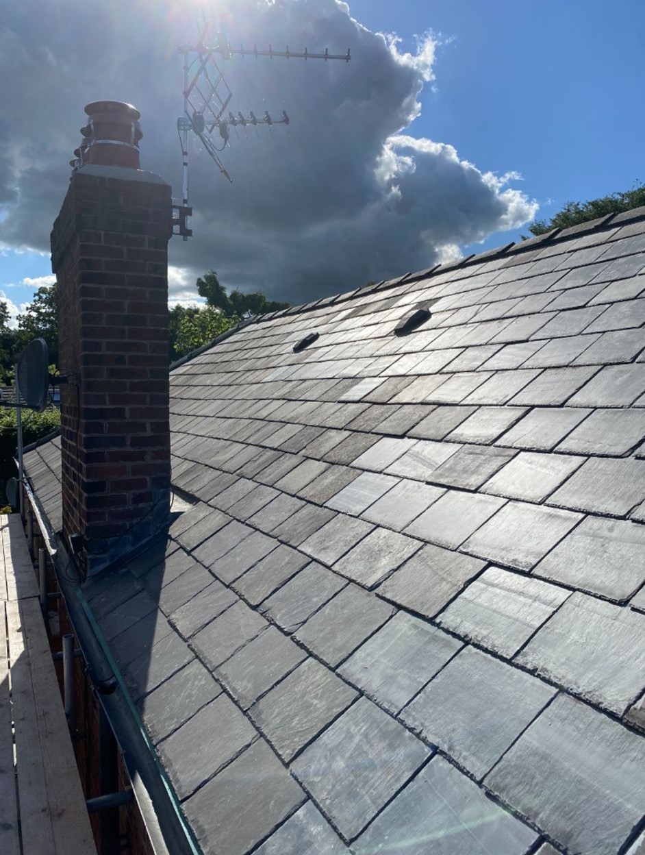 Roofing work detail