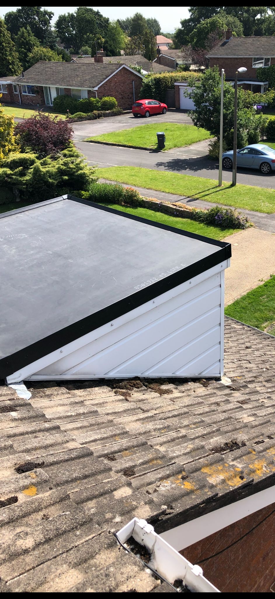 Roof replacement work